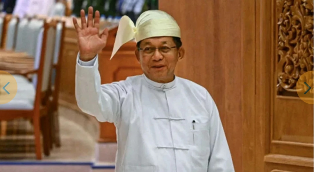 মিয়ানমারের প্রেসিডেন্ট হিসেবে শপথ নিলেন মিন অং হ্লাইং