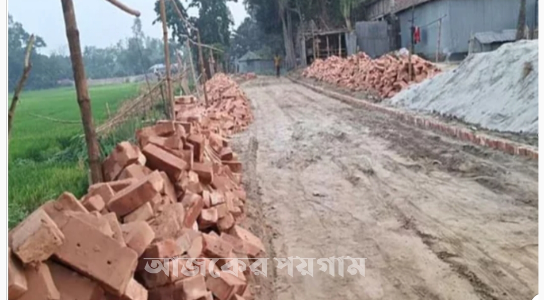 প্রধানমন্ত্রীর সফর শেষেই সড়ক থেকে গায়েব ইট! বগুড়ায় চাঞ্চল্য